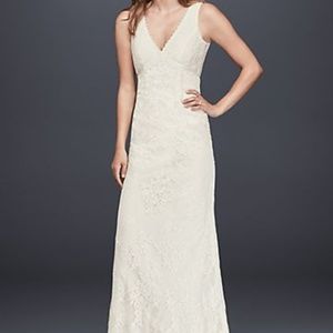 Galina Ivory Sheath Wedding Dress